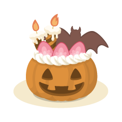 かぼちゃのハロウィンケーキ